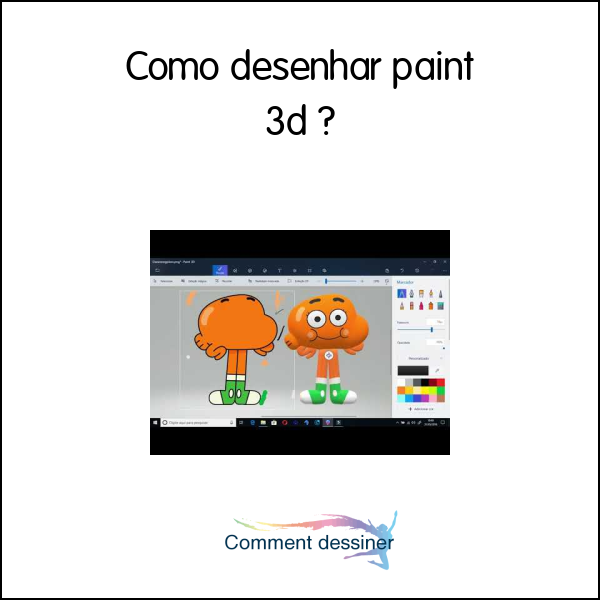 Como desenhar paint 3d